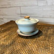 青瓷汝窯蓋碗