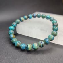 【訂製品】藍銅礦 Azurite 手串 手鍊 天然水晶 水晶手鍊 7-12mm