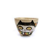 Nice Little Clay 手工碗 可愛貓 0202-22