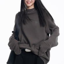 CONTINUE 手套連帽刺繡毛衣