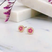 14K | 酸甜葡萄柚_耳環