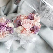 未完待續 | 不凋玫瑰 永生花 小花束 小花罐 -粉色款(現貨)