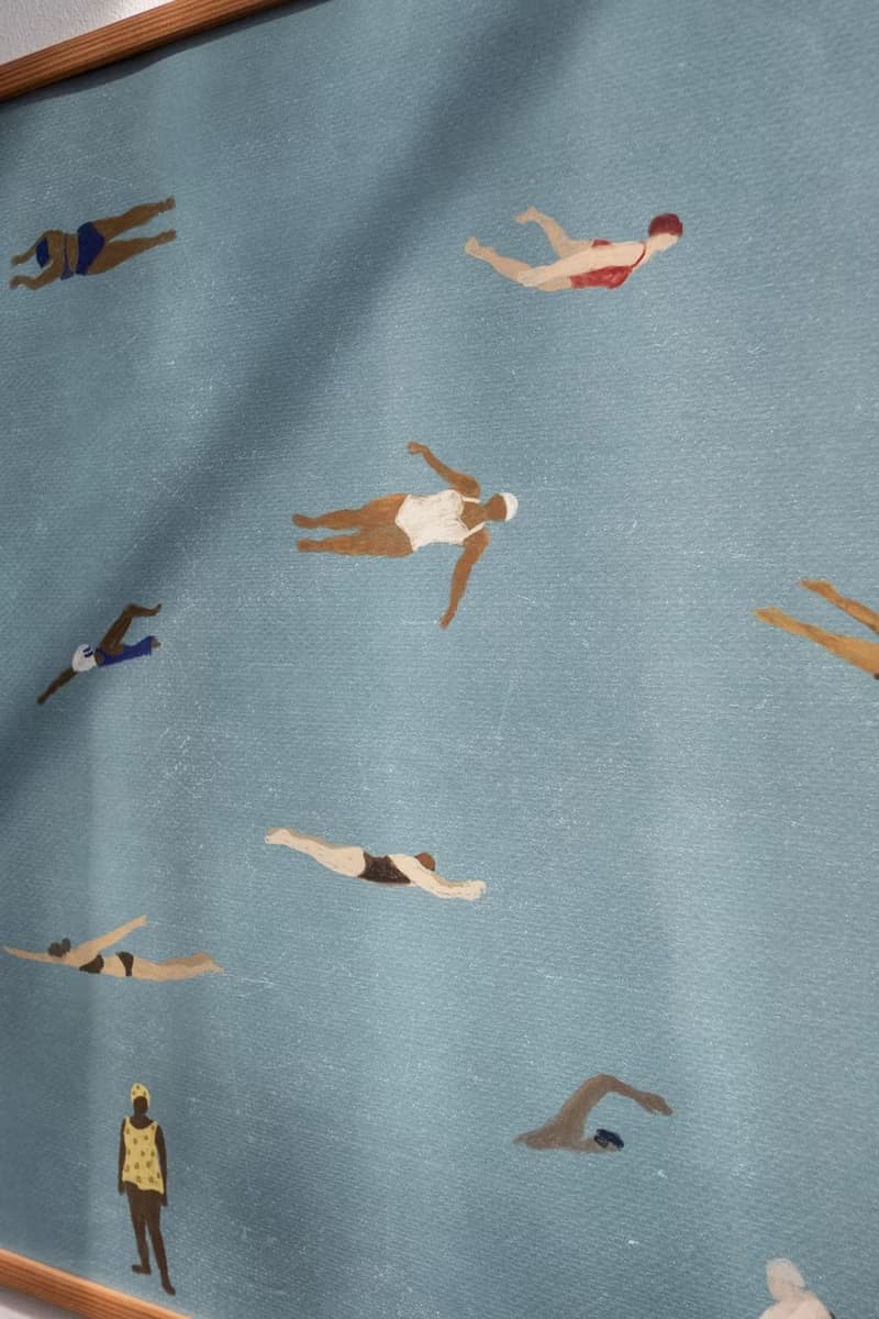 Elisabeth Dunker - 瑞典藝術家設計海報 SWIMMER POSTER