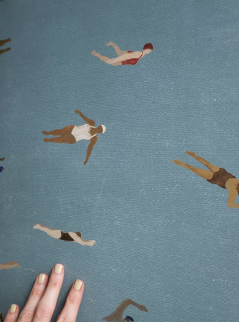 Elisabeth Dunker - 瑞典藝術家設計海報 SWIMMER POSTER