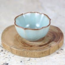 【送禮好物】45ml 天青 汝窯 幸運茶杯 鶯歌陶藝名家葉敏祥作品