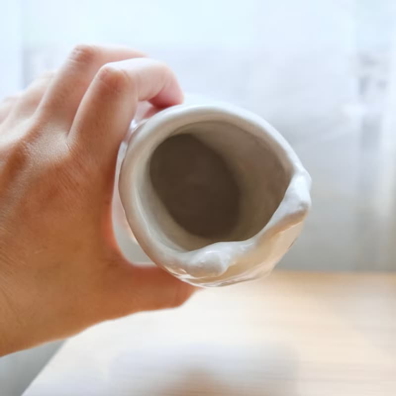 【母親節禮物】手捏貓咪立體陶杯療癒手繪小貓造型/小物收納容器