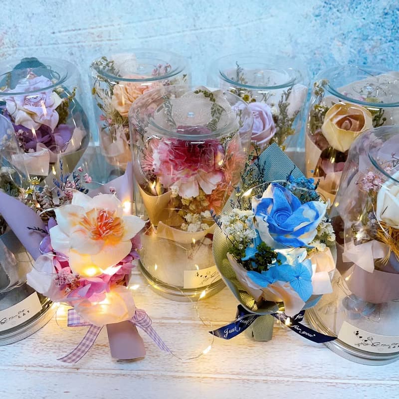 迷你擴香花束罐