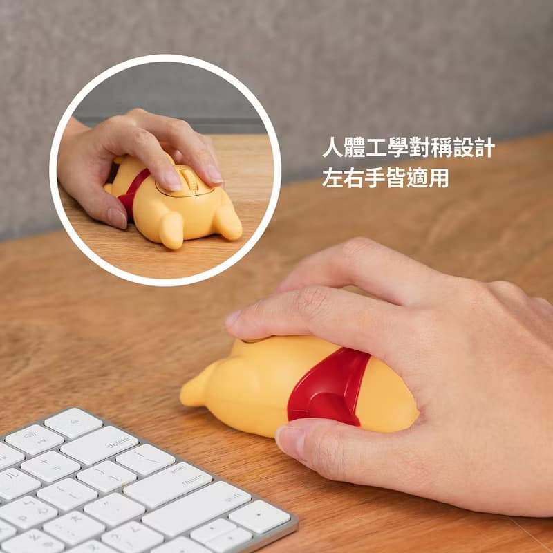 情人禮物【童趣生活】【2入組】小熊維尼3D公仔造型無線光學滑鼠