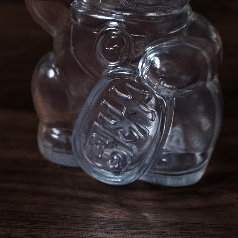 招財貓巴夫錢罌-透明-可收集貓咪毛