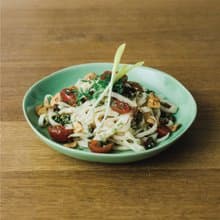 KOGA 許家陶器品 陶質六角中盤 (丹青)