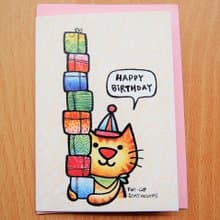 生日卡片 - 好多好多禮物
