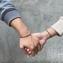 禮物 手圍訂製 情侶手環 相遇在即 蠟線手環 可選色