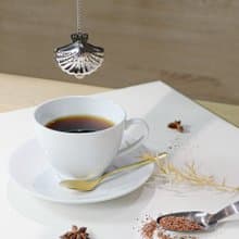 【日本製】Tomiwoody 懸掛式濾茶器-貝殼(兩色)