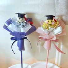 索拉乒乓表情花束 畢業花束 畢業禮物 可擴香花束 永生花