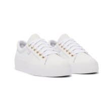 KEDS JUMP KICK 運動風皮革休閒厚底小白鞋9243W123677