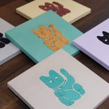 IARTS 日系嚴選 厚砌畫-招財貓系列 招福|財運|健康|戀愛|事