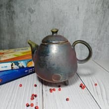 【免運】柴燒落灰手工茶壺/奕良