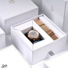 工藝匠心 環保之芯ERICA LIBERT太陽能鳳梨皮帶腕錶-套組復古棕