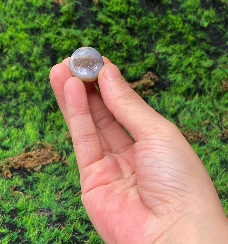 有球必應 招財吸金-天然開口笑瑪瑙球 財運擺件 快速出貨