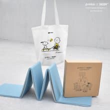 【Pinkoi x SNOOPY】史努比摺疊瑜珈墊+質感提袋| SNOOPY正版授權