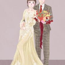 【全身】似顏繪/手繪風/個人畫像/全家福/情侶/朋友
