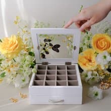 【Ms. box 箱子小姐】小巧美式鄉村風格木製珠寶盒/飾品盒/收納盒