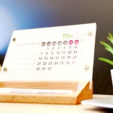 O'day分得出週六日‧萬年桌曆 | 原木盒款 | 桌面擺飾文具