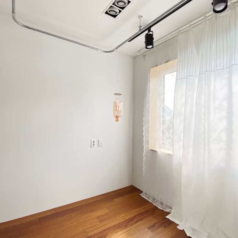 PRE-MADE | Danish Mansion_Orange Circle |Capiz Shell Wind Chime Mobile | #0-333