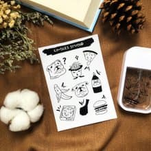 美食怪咖 × 法鬥幽默插畫貼紙 畢業 手帳 文具