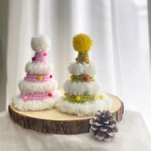 下雪的聖誕樹 編織帽 聖誕禮物 貓咪/狗狗 寵物聖誕帽 交換禮物