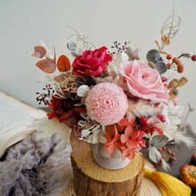 虎年新春花禮限量款【迎春賀年】永生花不凋花桌
