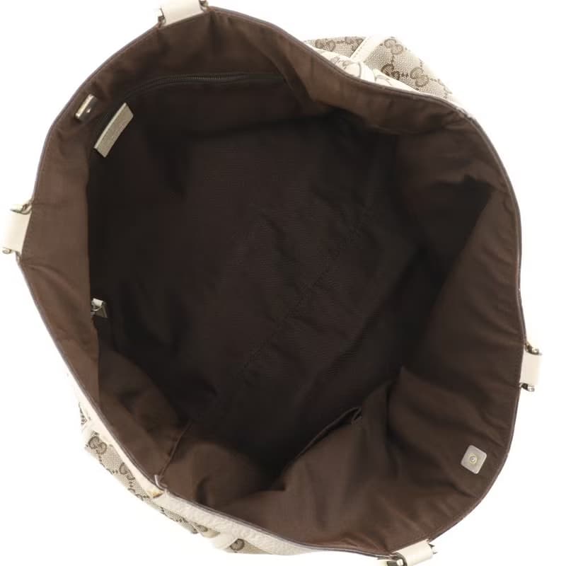 【日本直送】グッチ GUCCI アビー トートバッグ 141472 GGキャンバス 茶 レディース【中古】