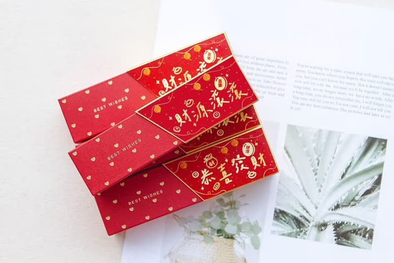 新年禮物贈品 時尚閃金包裝 金莎3顆入 2款可挑 (滿百份免費印名)
