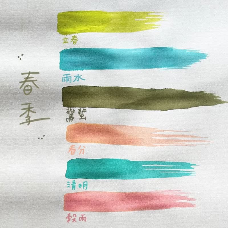 【送禮推薦】IWI 色澤鋼筆墨水- 四季禮盒(6入組)