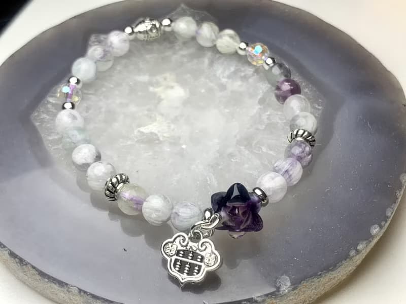 天然羽毛瑩石【稱心如意】手鍊