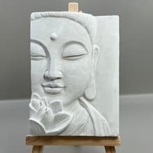 清水模軟裝設計 佛像擺飾(三) 香氛擺件 水泥軟裝 附木架