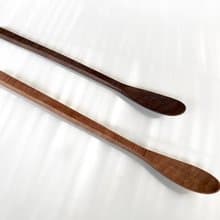 受注制作　鋸目模様の木のマドラー　ブラックウォルナット or チェリー