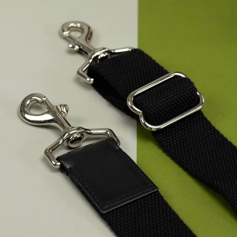 Black Leather Briefcase for Men