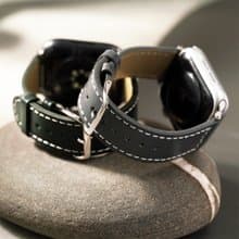 Apple Watch  簡約車線真皮蘋果錶帶