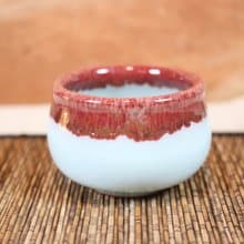 【送禮好物】汝窯 牛血紅杯口 圓滿杯 名家葉敏祥手作