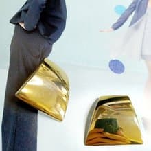vintage jewelry  古董夾式耳環  梯形