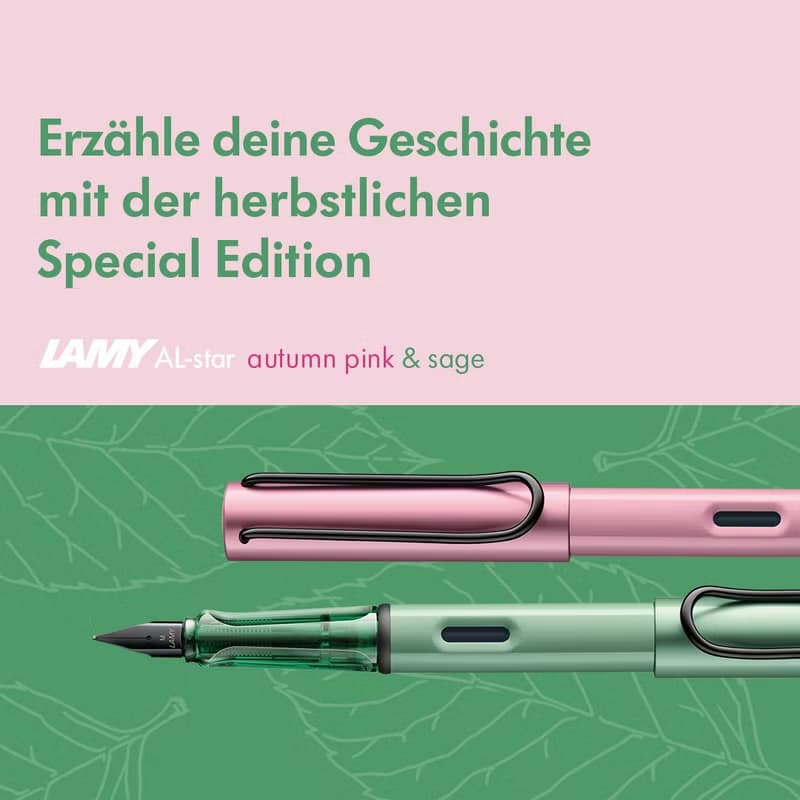 【雷雕刻字】LAMY 鋼珠筆 限量 /AL star 2024  - 秋日綠