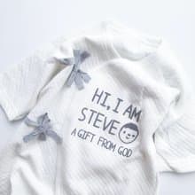 (1日寄)Gift from god 上帝の禮物 有機棉新生兒蝴蝶衣 彌月