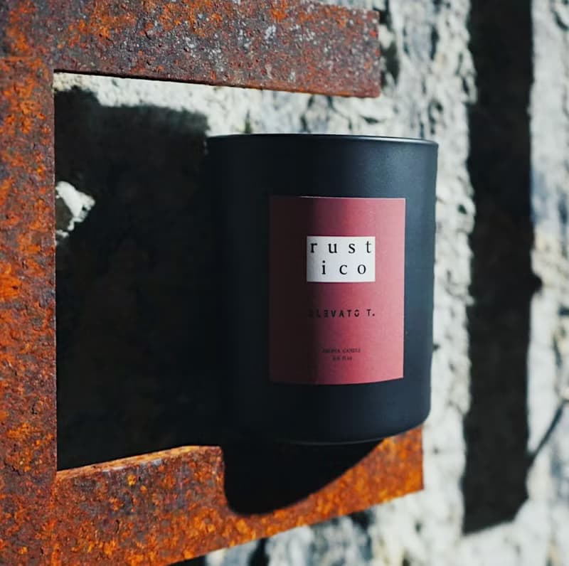 RUSTICO 煙燻皮革調-AROMA CANDLE香氛蠟燭195g
