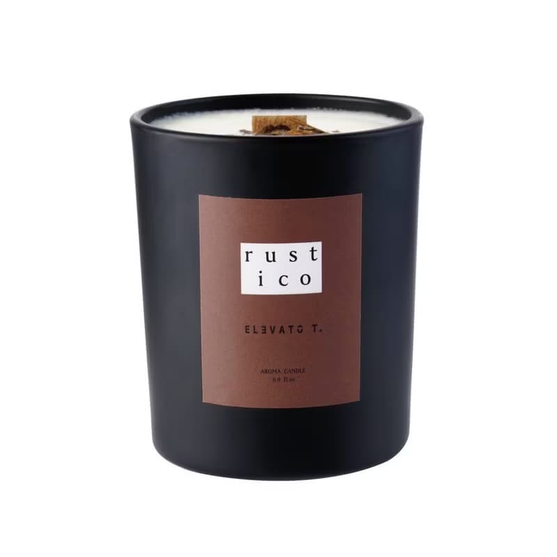 RUSTICO 煙燻皮革調-AROMA CANDLE香氛蠟燭195g
