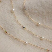 Eternal Flame 寄情於別堂 天然石 珍珠 手鍊 細鍊