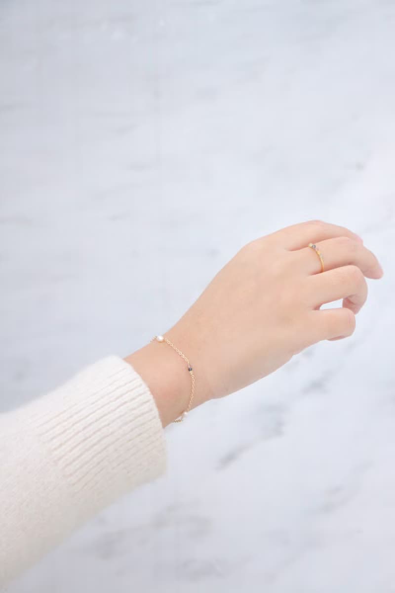 Eternal Flame 寄情於別堂 天然石 珍珠 手鍊 細鍊