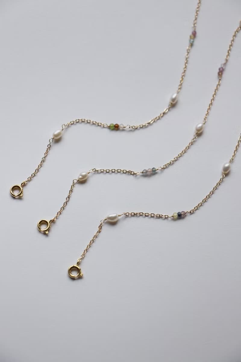 Eternal Flame 寄情於別堂 天然石 珍珠 手鍊 細鍊