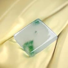 玻璃種飄花翡翠無事牌 | 戒面 | 裸石 | 天然緬甸A貨翡翠 | 送禮