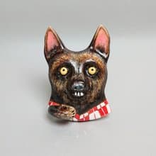 臺灣犬擴香器01(手工陶製品)